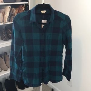 J. Crew Plaid Button Down